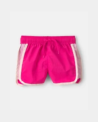 Baby Girl Colourblock Active Shorts - Pink