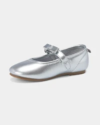 Toddler Girl Dress Shoes - Silver