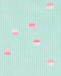 Toddler Girl 2-Piece Cupcake Loose Fit Pyjamas