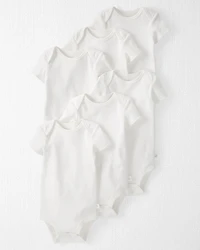 Baby 6-Pack Organic Cotton Rib Bodysuits
