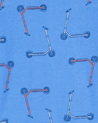 Boys 2-Piece Scooter Print 100% Snug Fit Cotton Pyjamas
