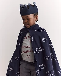 Toddler Lightening Bolt Dress Up Cape - Navy