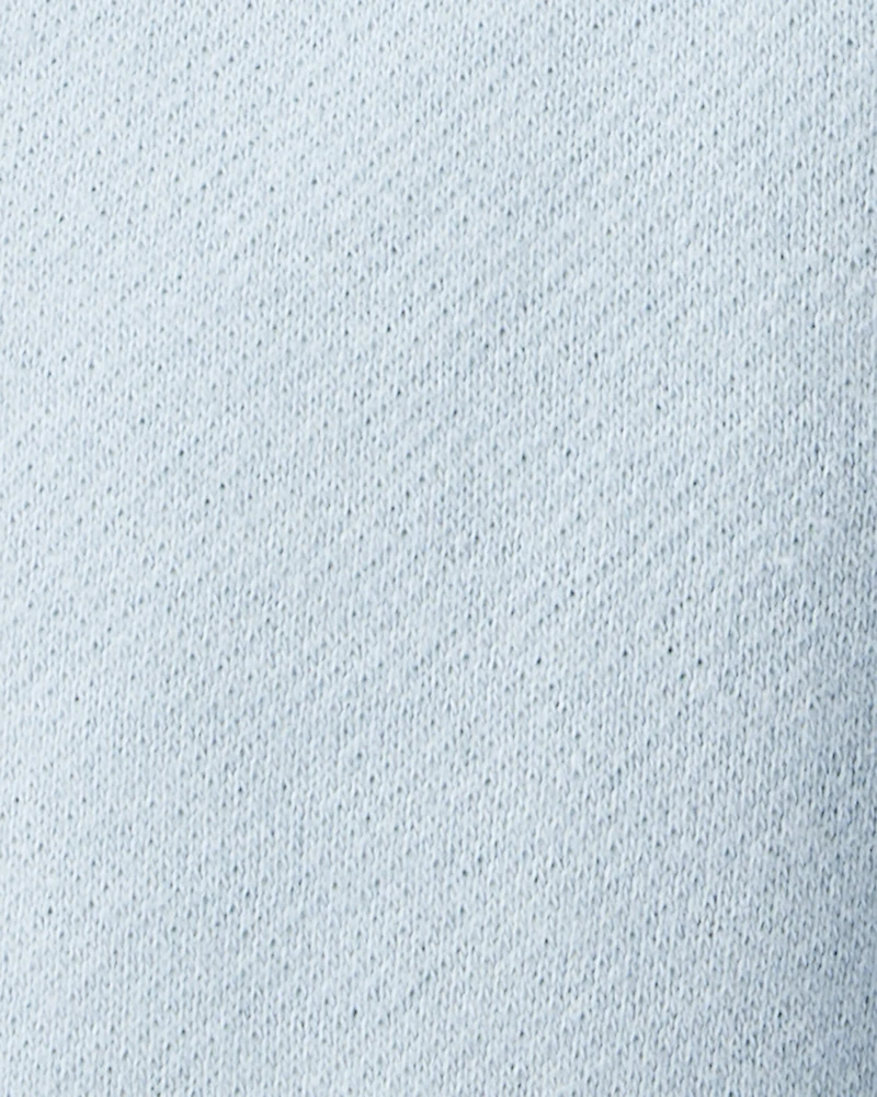 Baby Girl Cotton Joggers - Blue