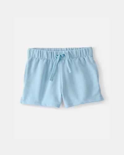 Toddler Girl French Terry Shorts - Blue