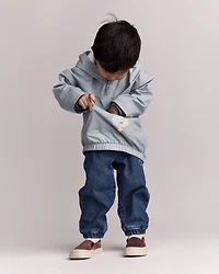 Toddler Hooded Rain Pullover - Pale Blue