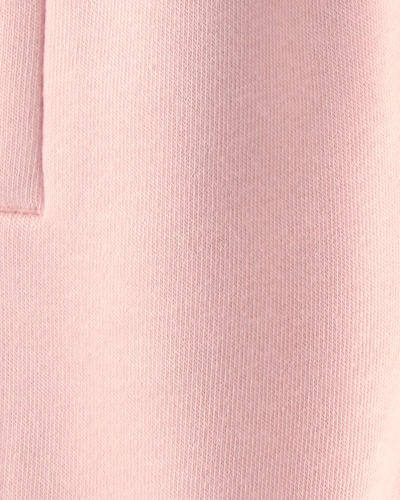 Baby Girl Fleece Pants - Pink