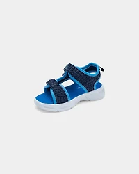 Toddler Boy Shark Light Up Sandals - Blue