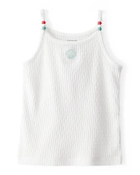 Toddler Seashell Ribbed Tank Top