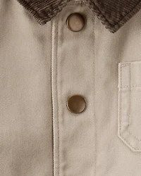 Baby Organic Cotton Twill Barn Jacket
