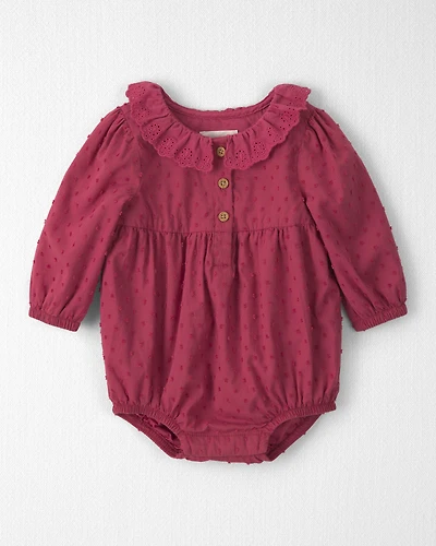 Baby Girl Organic Cotton Prairie Bubble