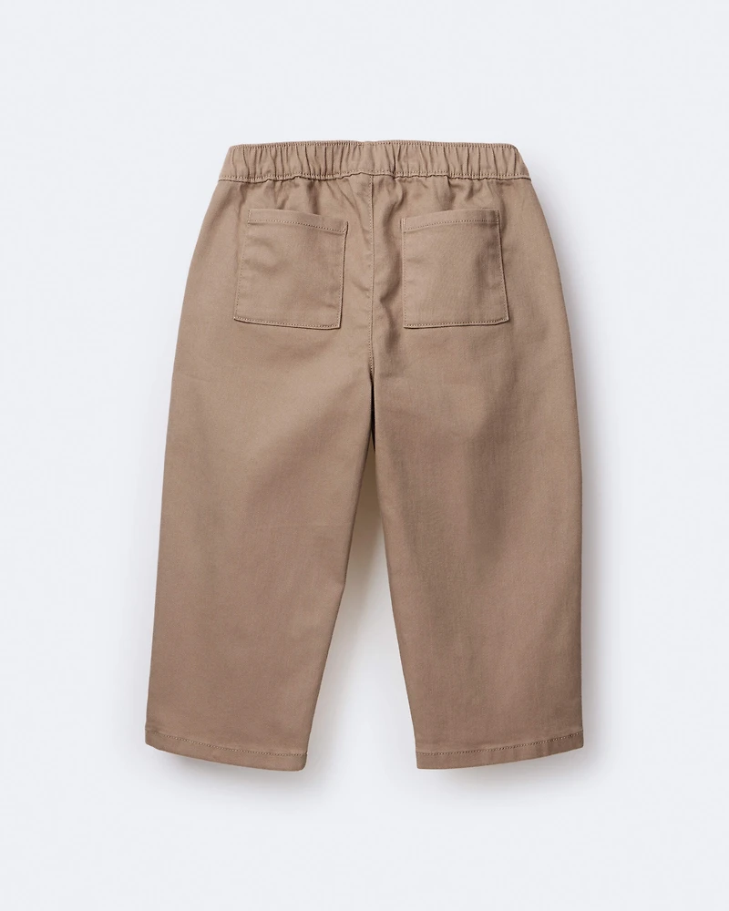 Toddler Barrel Pant - Tan