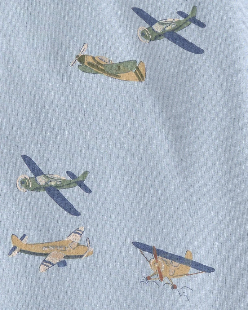 Baby Boy 2-Pack Plane PurelySoft Sleeper Gowns - Blue