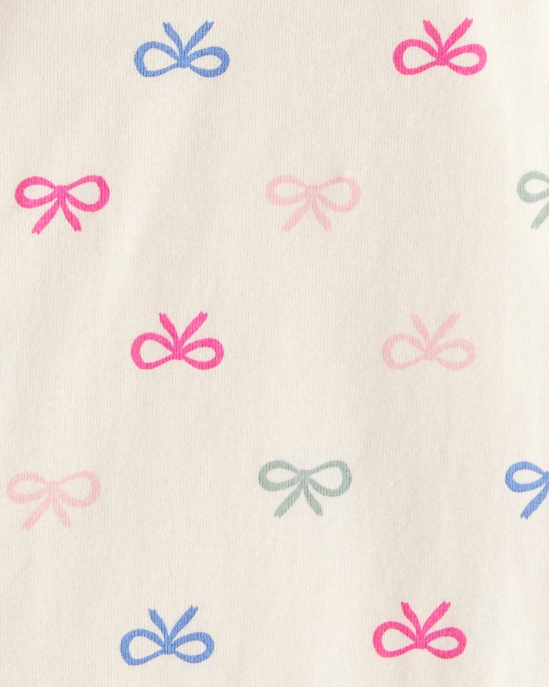 Baby Girl 5-Pack Hearts Print Cotton Multipack Bodysuits