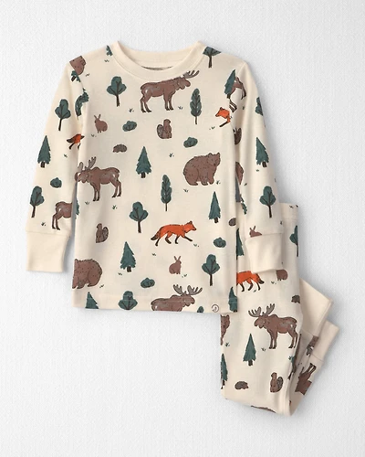 Baby 2-Piece Organic Cotton Pajamas Woodland Creatures