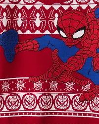 Boys ©Marvel Spider-Man Long-Sleeve Sweater - Red