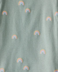Kid Organic Cotton Pyjamas Magical Rainbow Print