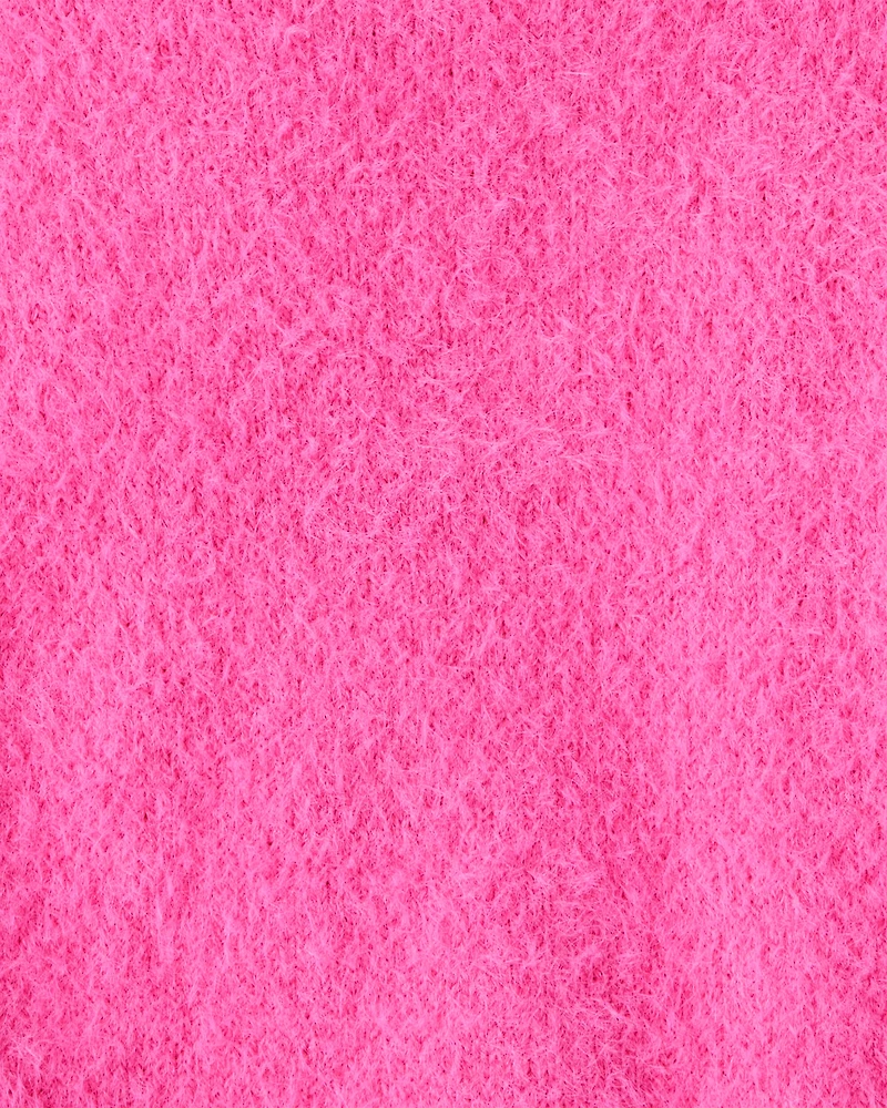 Baby Girl Brushed Sweater - Pink