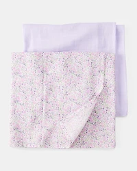2-Pack Muslin Swaddle Blankets