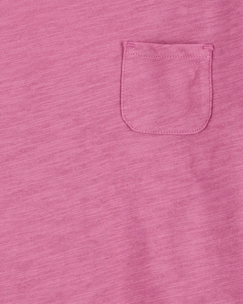 Kid Slub Jersey Open Back Top