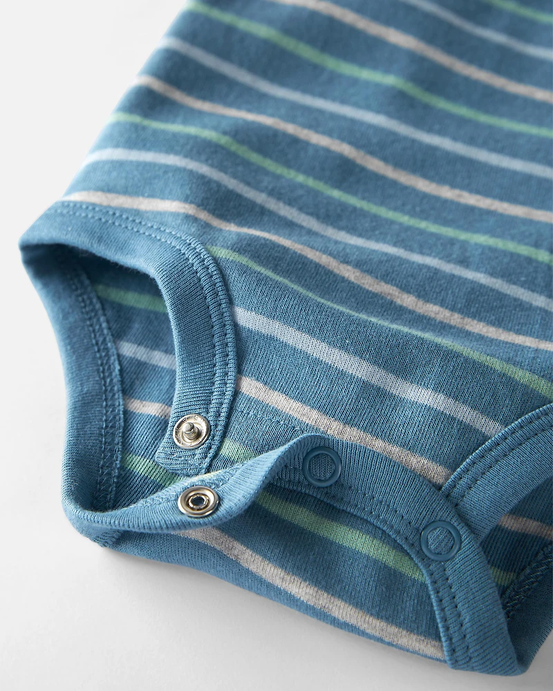 Baby 3-Pack Organic Cotton Rib Bodysuits