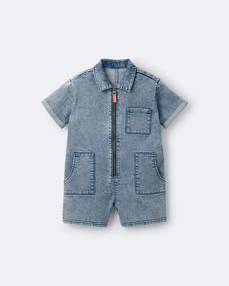 Toddler Girl Day Out™ Romper Denim