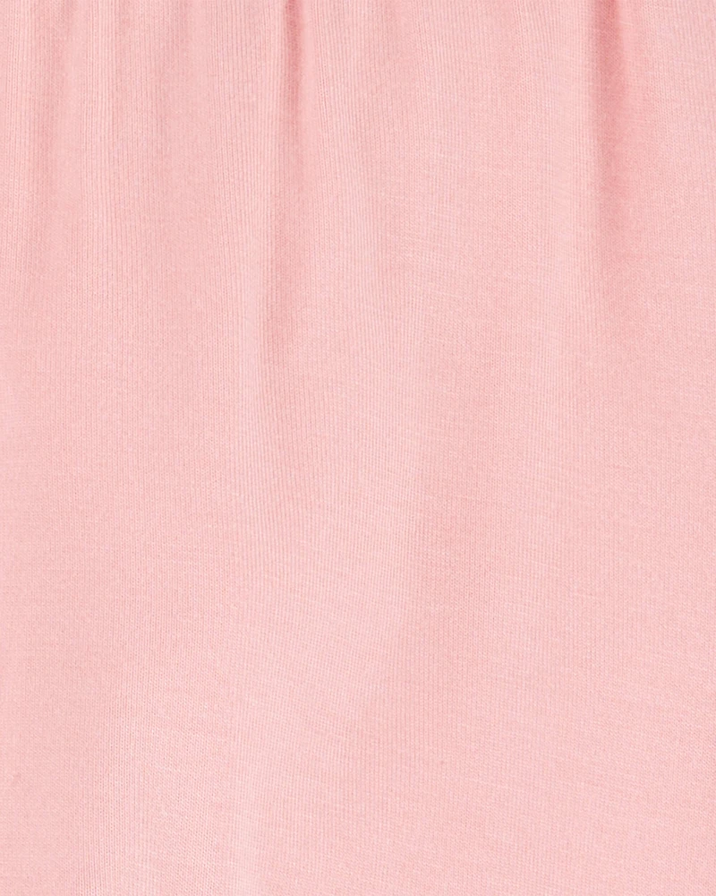 Baby Girl 2-Pack PurelySoft Pull-On Pants - Pink/Ivory