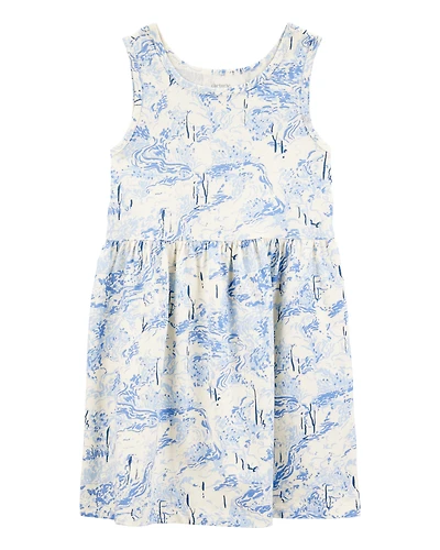Kid Printed Tank Dress
