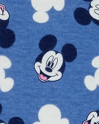 Kid Disney© Mickey Mouse Snug Fit Cotton 2-Piece Pyjamas - Navy