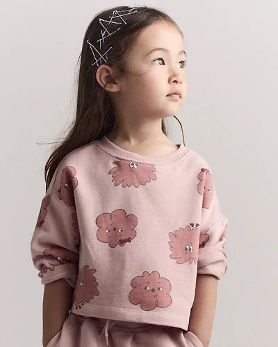Toddler Girl Squish Long-Sleeve Pullover - Light Pink