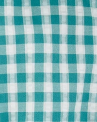 Baby Girl Gingham Tank Romper - Green