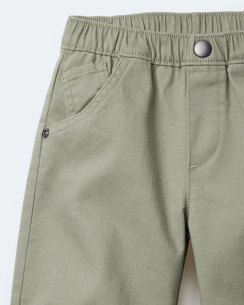 Toddler Girl Bailey Barrel Pant - Olive
