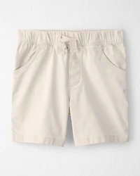 Boys Organic Cotton Shorts Cream