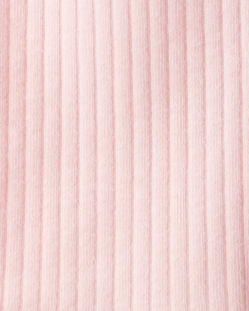 Baby Girl Ribbed Leggings
