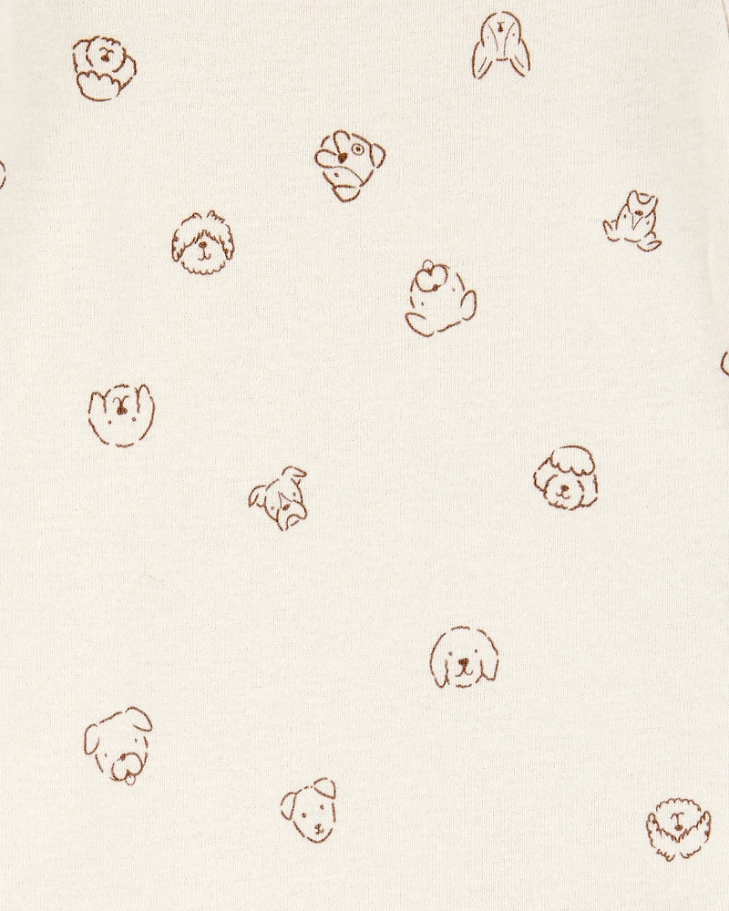 Baby 4-Pack Long-Sleeve Pet Bodysuits