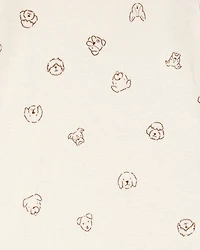 Baby 4-Pack Long-Sleeve Pet Bodysuits