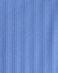 Girls Pointelle Long-Sleeve Top - Blue