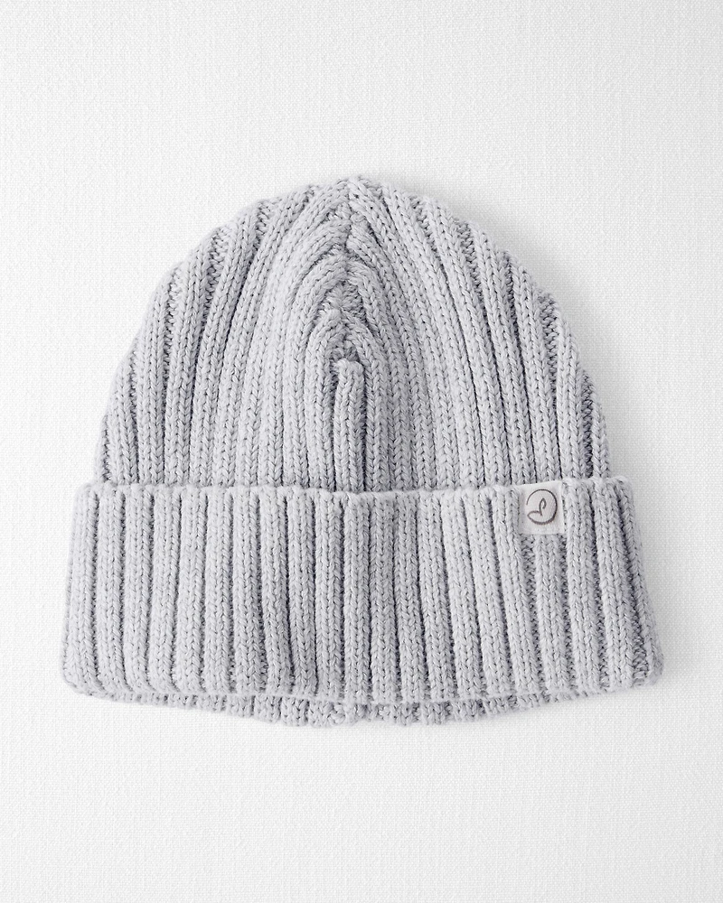 Baby Organic Cotton Sweater Knit Beanie