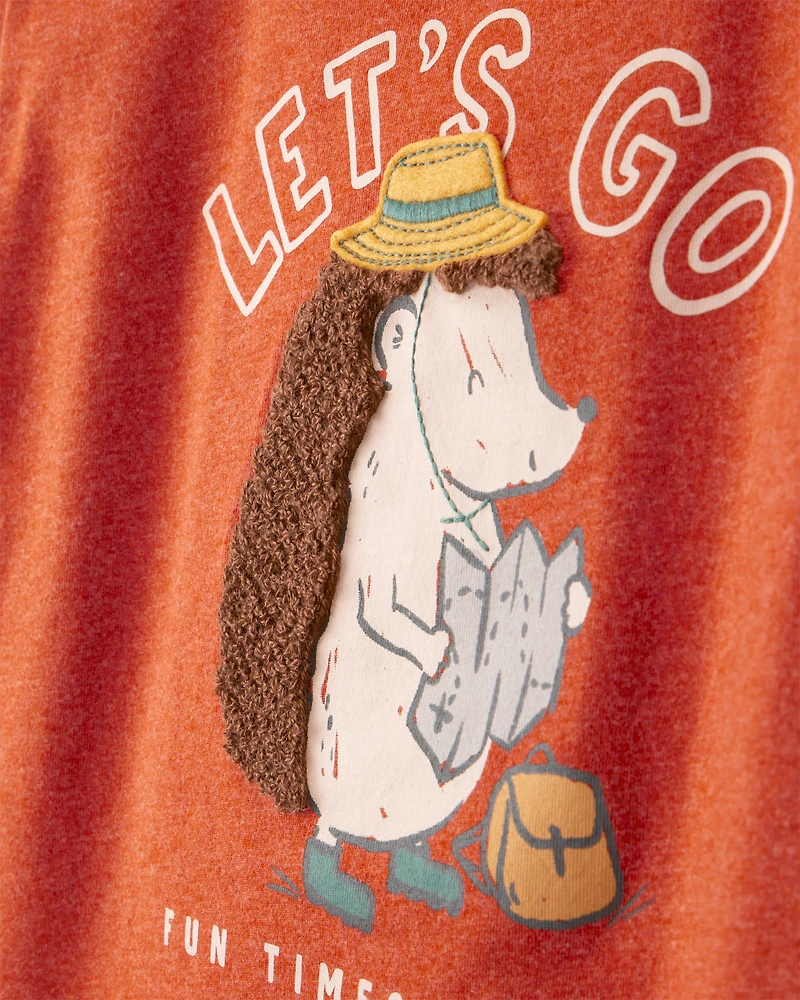 Toddler Boy Let's Go Fun Times Ahead Long-Sleeve Graphic Tee - Grey