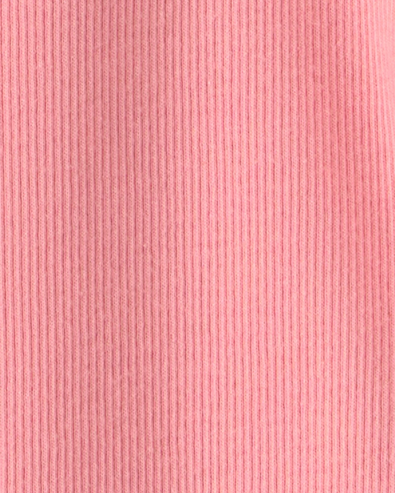 Toddler Girl 2-Pack Organic Cotton Ribbed Tees