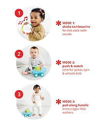 Baby Explore & More Dinosaur 3-in-1 Baby Musical Pull Toy
