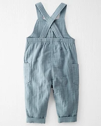 Baby Boy Organic Cotton Gauze Overall Jumpsuit