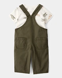 Baby 2-Piece Team Champ Tee & Overall Set