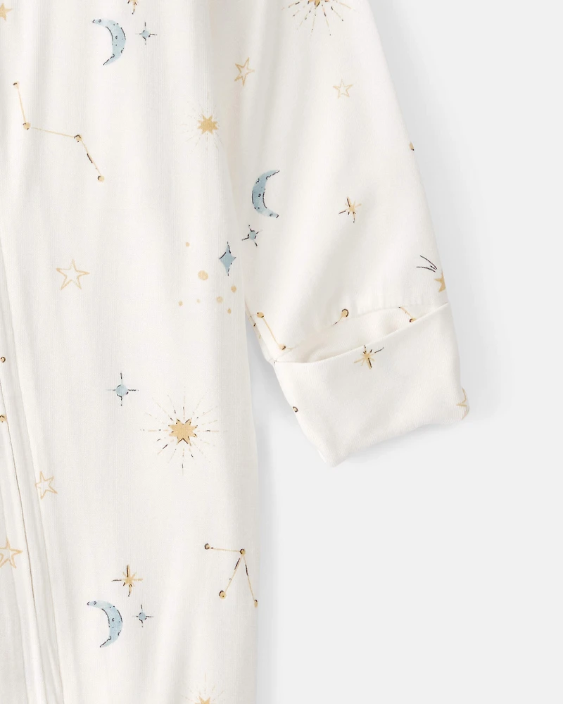 Baby Constellation 2-Way Zip PurelySoft Sleeper - Cream