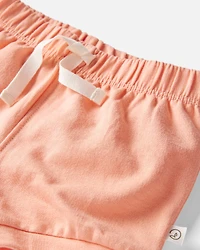 Baby Girl 2-Pack Organic Cotton French Terry Shorts
