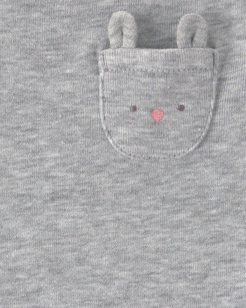 Baby Girl 5-Pack Bunny Multipack Bodysuits