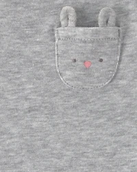 Baby Girl 5-Pack Bunny Multipack Bodysuits