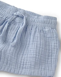 Baby Boy 2-Piece Organic Cotton Gauze Set