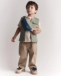 Toddler Barrel Pant - Tan