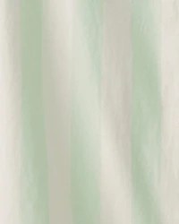 Toddler Girl Striped Pants - Green/Ivory