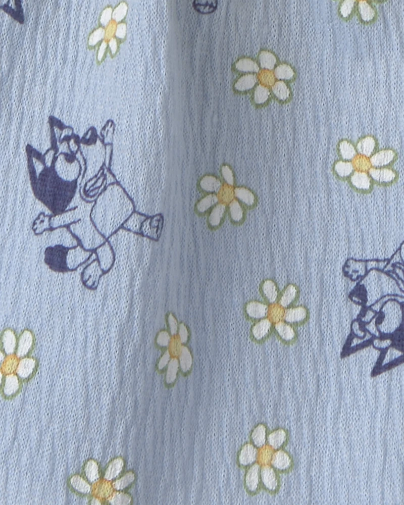 Toddler Girl 2-Piece Bluey™ Top & Skort Set - Yellow/Blue